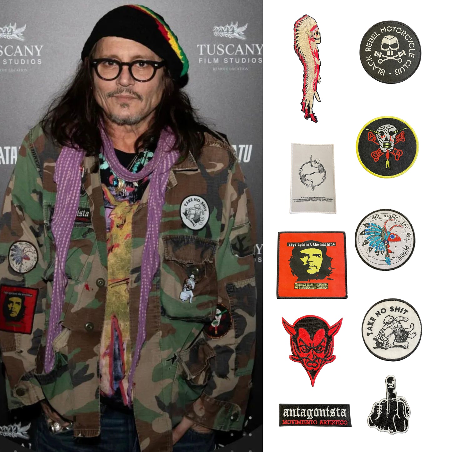 Patches badge for army JD jacket