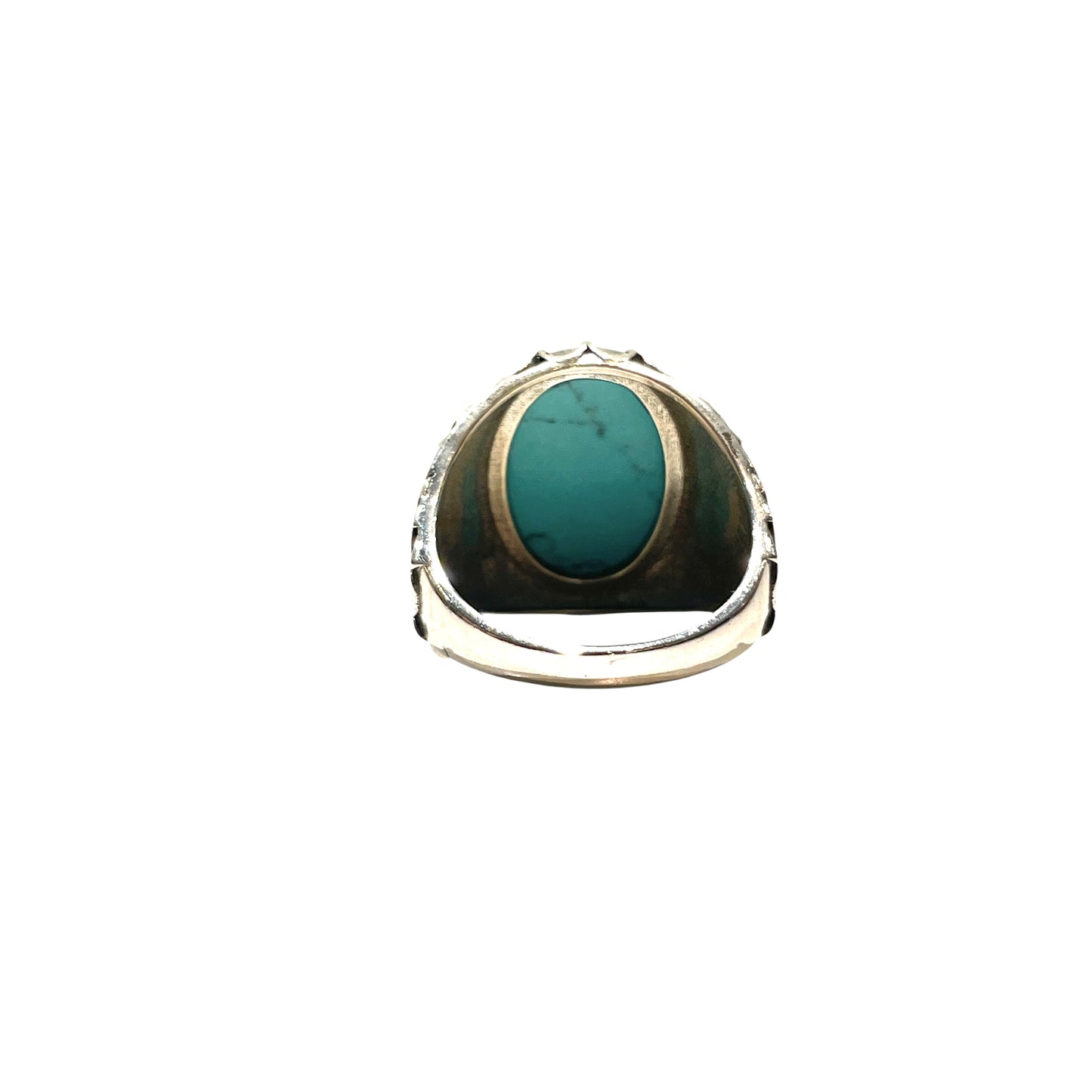 Snake scale ring stone “ howlite turquoise ”