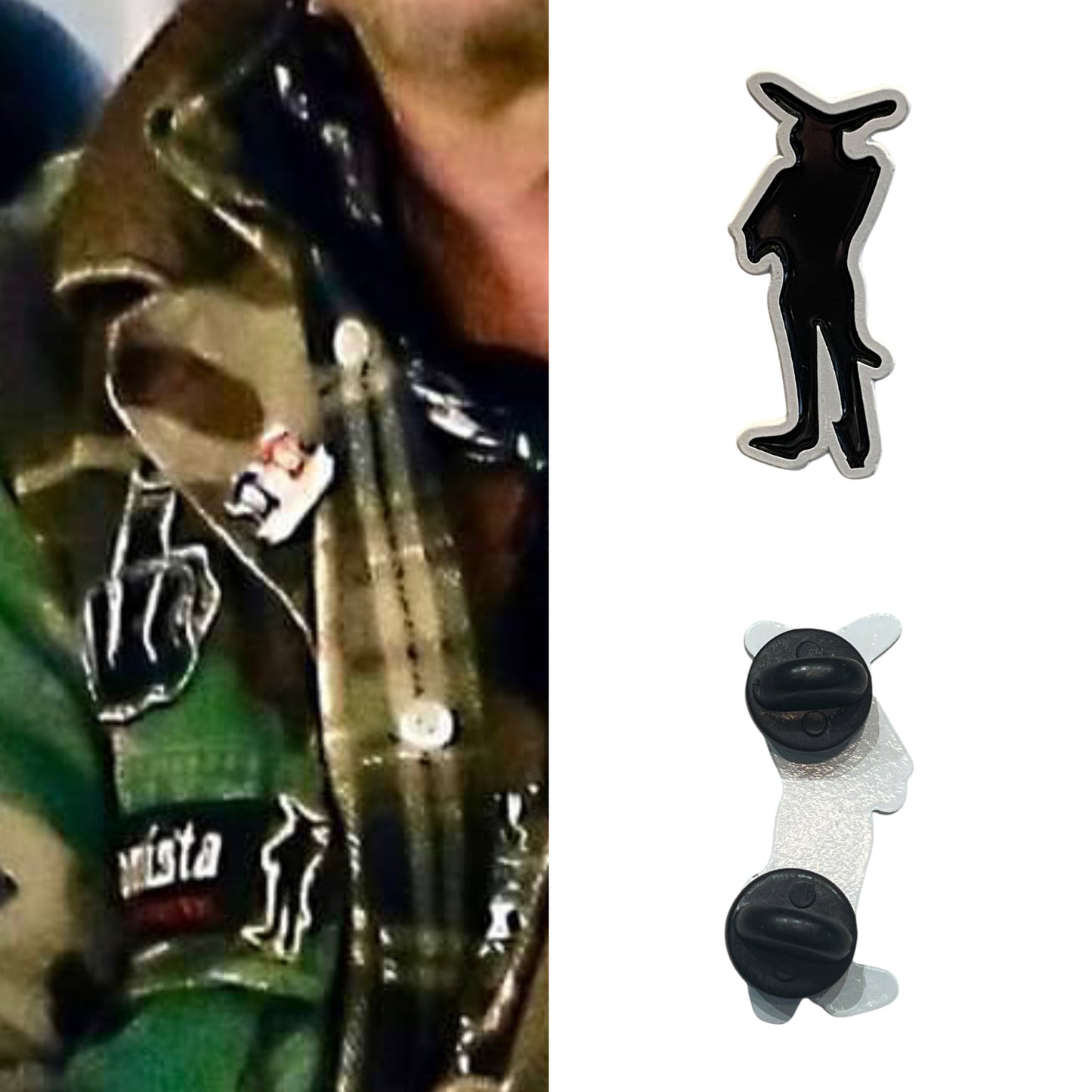 Pins badge for army JD jacket
