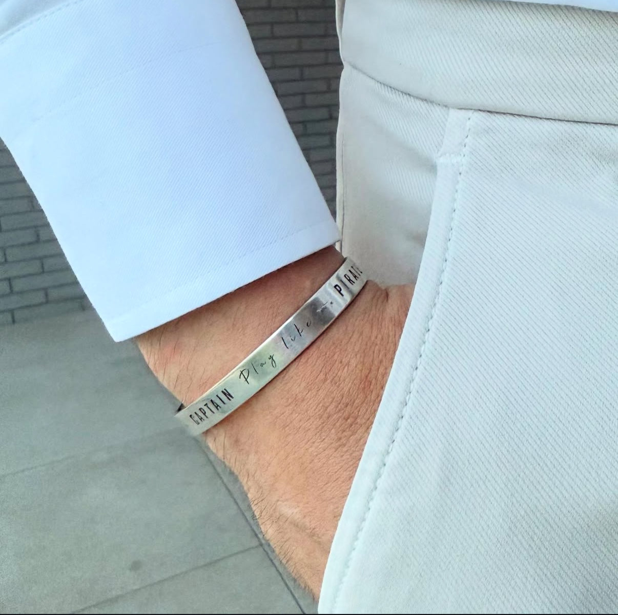 Bangle WORK Like a CAPTAIN - PLAY Like a PIRATE