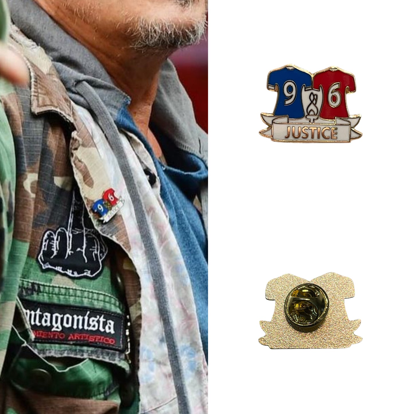 Pins badge for army JD jacket