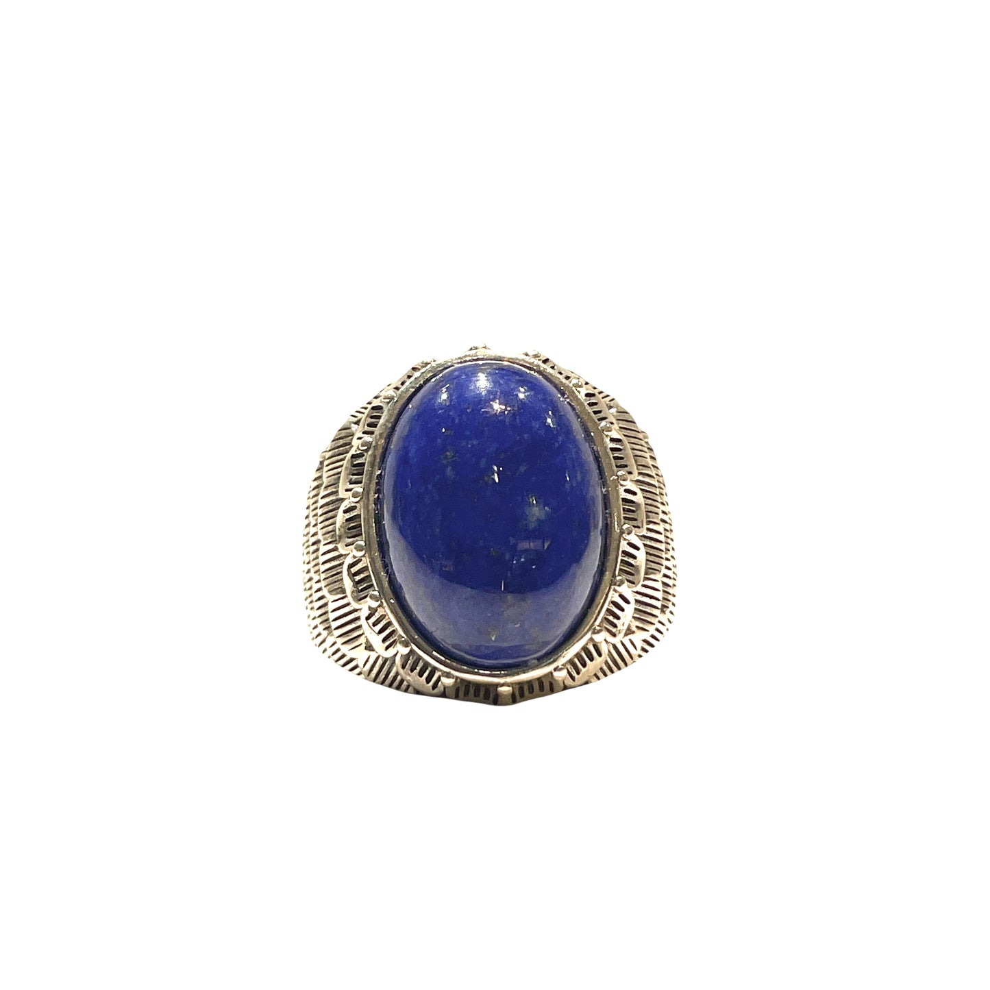 Snake scale ring stone “ Lapis Lazuli “