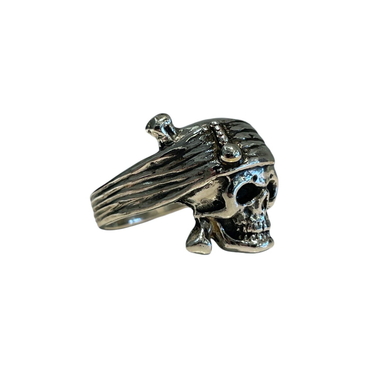 Ring Skull Captain Jack Sparrow Pirate of the Caribbean without engraved "Capt Jack Sparrow"