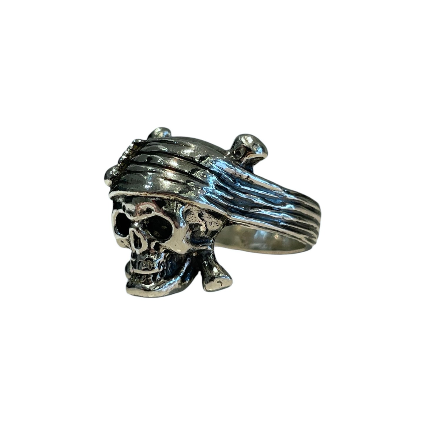 Ring Skull Captain Jack Sparrow Pirate of the Caribbean without engraved "Capt Jack Sparrow"