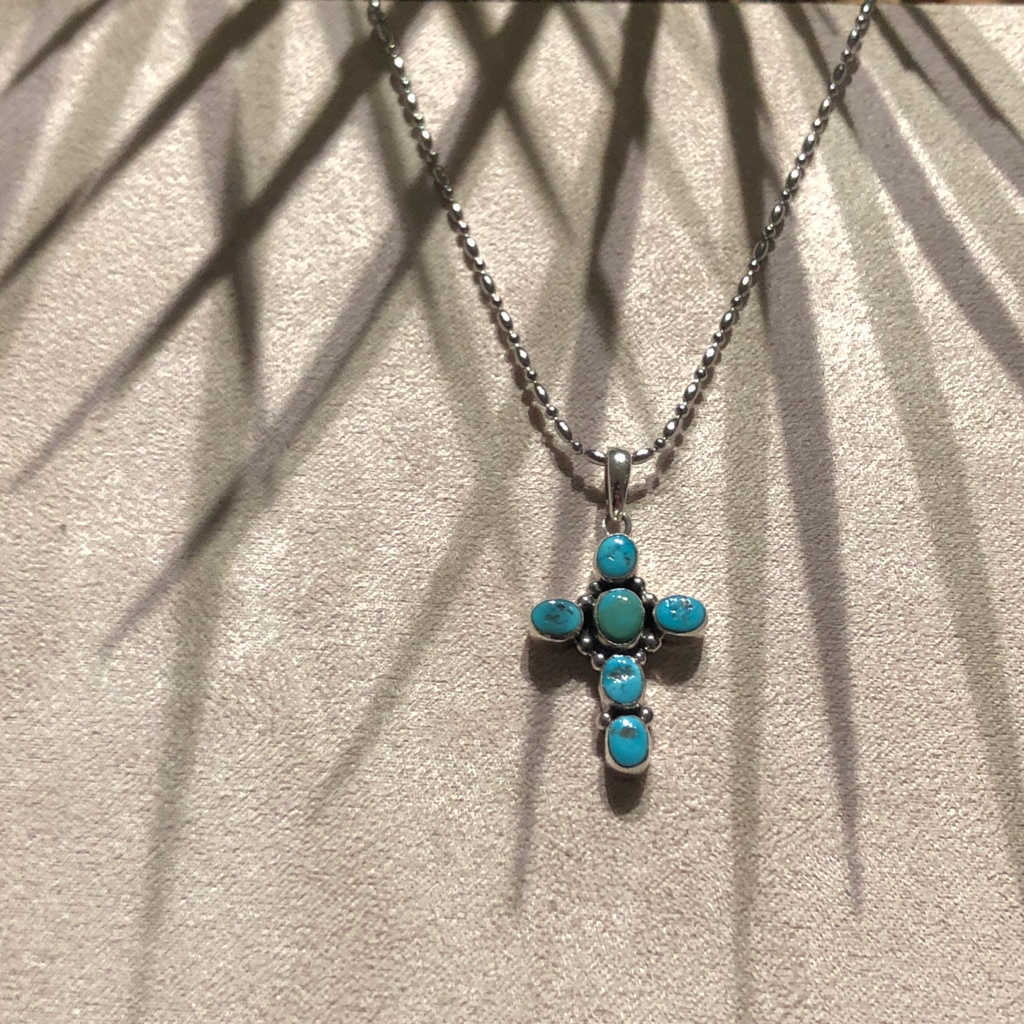 Navajo Turquoise cross Necklace