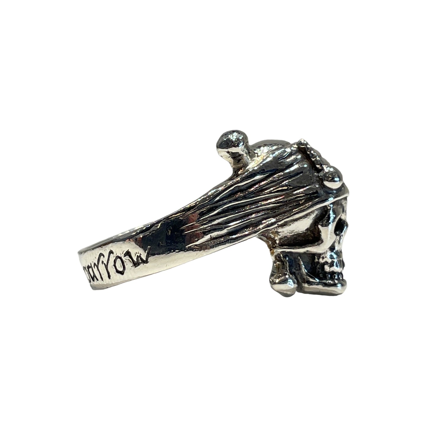 Ring Skull Captain Jack Sparrow with engraved "Capt Jack Sparrow"