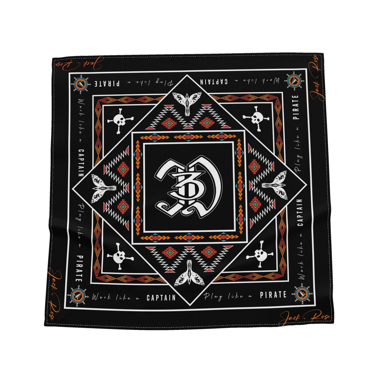 Bandana Jack&Rose "JD3 Black"