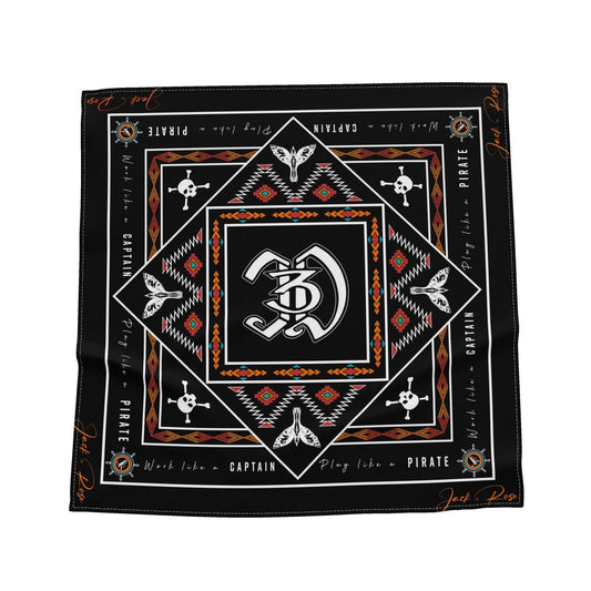 Bandana Jack&Rose "JD3 Black"
