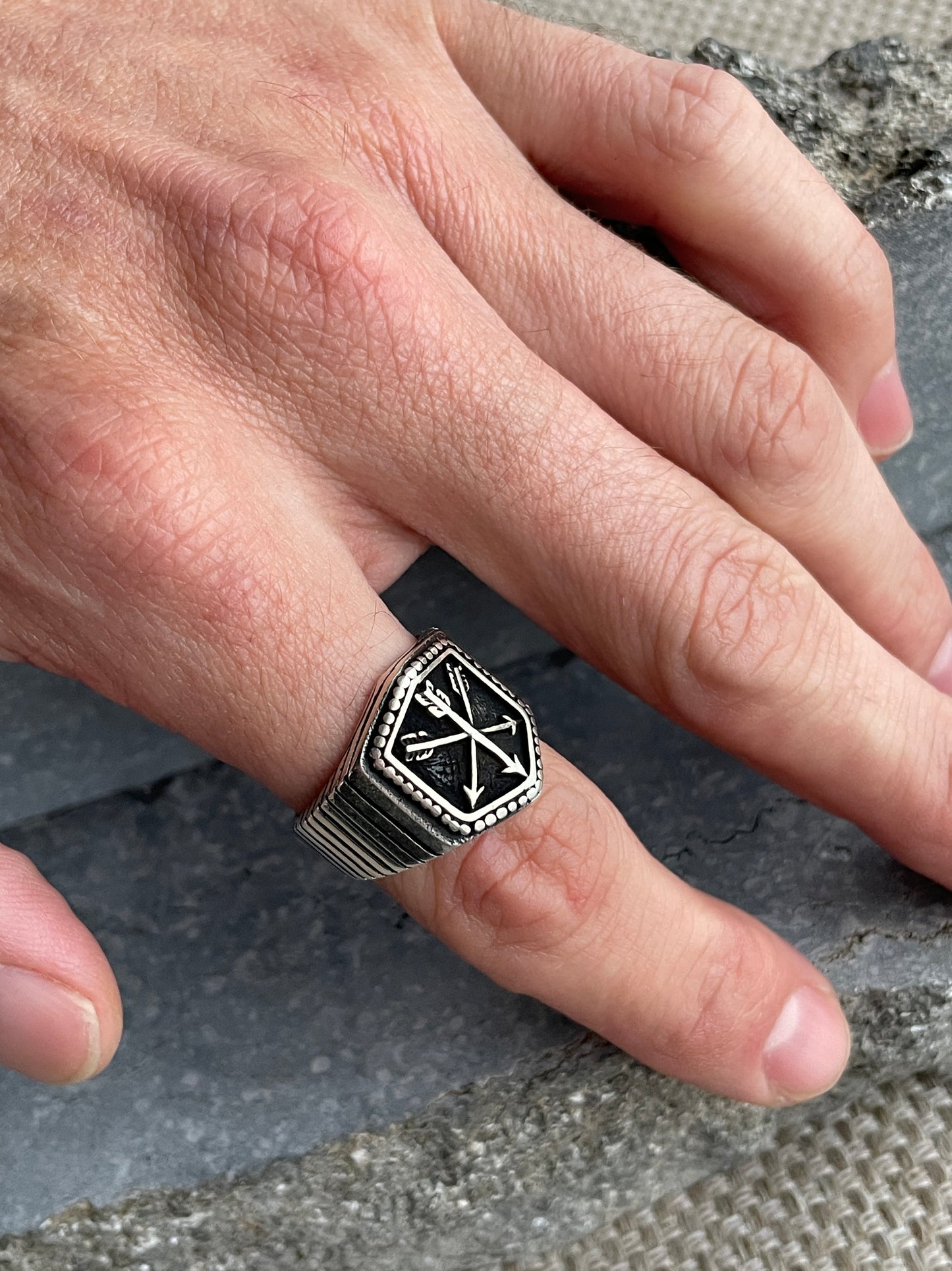 Three Arrows ring