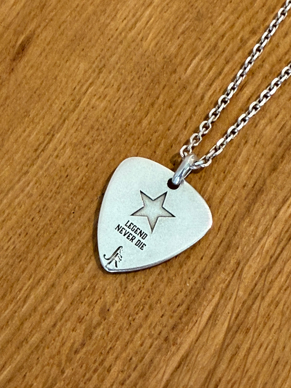Pendant Pic Guitar Jack&Rose Hollywood Vampires « We Can Be Heroes Just For One Day - Legend Never Die »