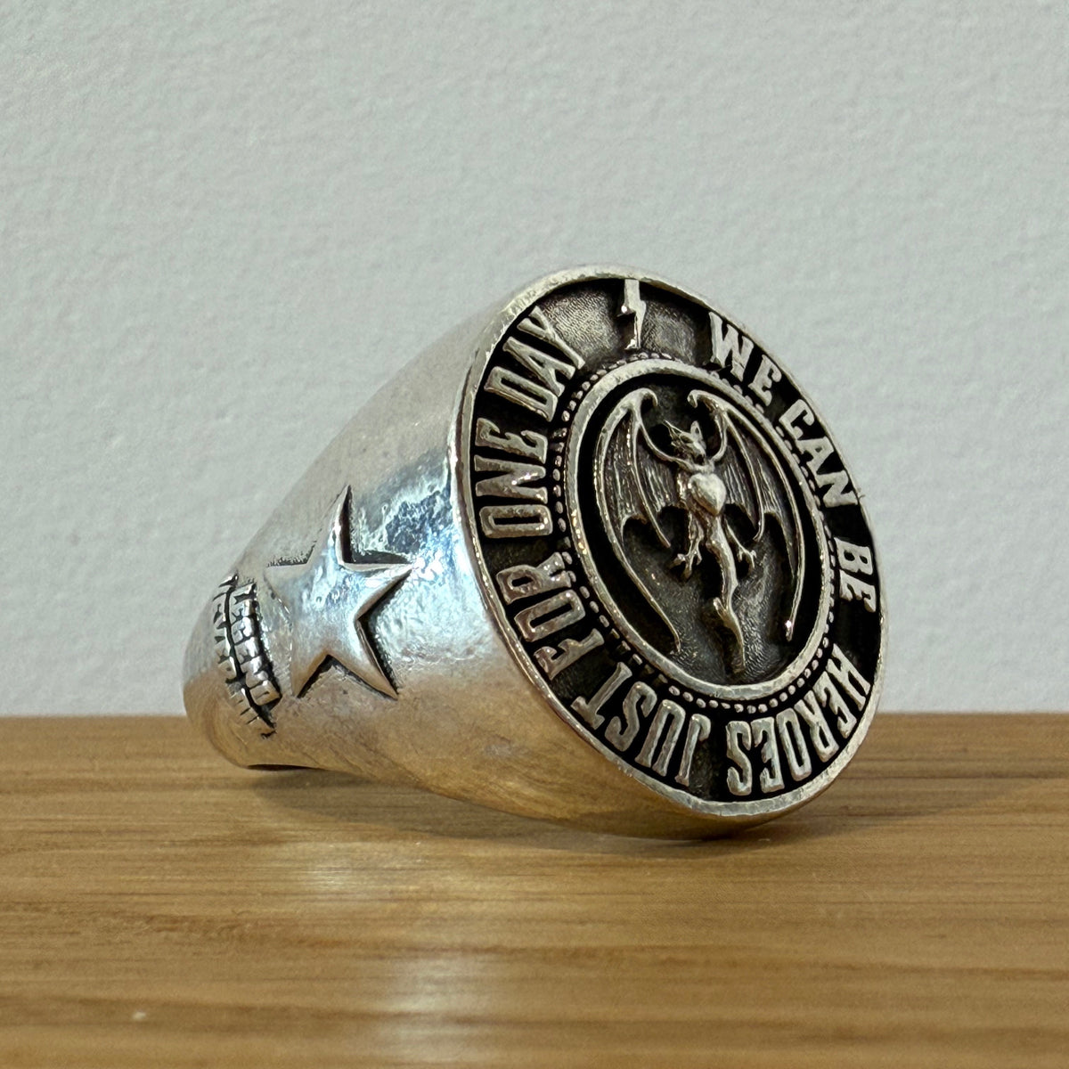 Ring “Hollywood Vampire - We Can Be Heroes Just For One Day”