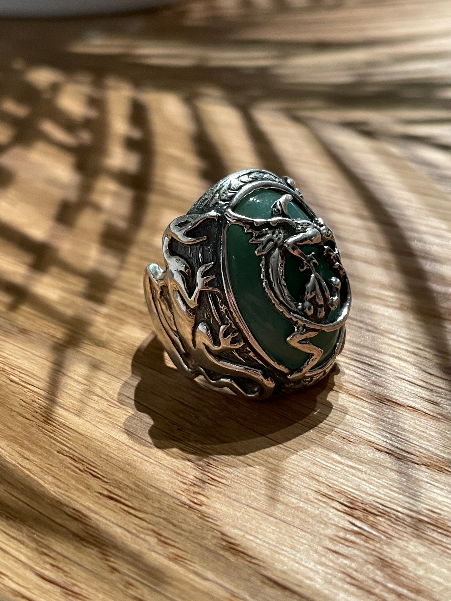 Dragon Ring Silver Captain Jack Sparrow - The Pirates of The Caribbean Series