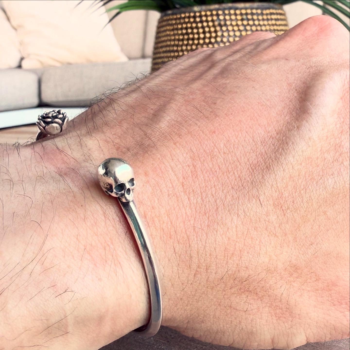 Rose & Skull Signature Bangle