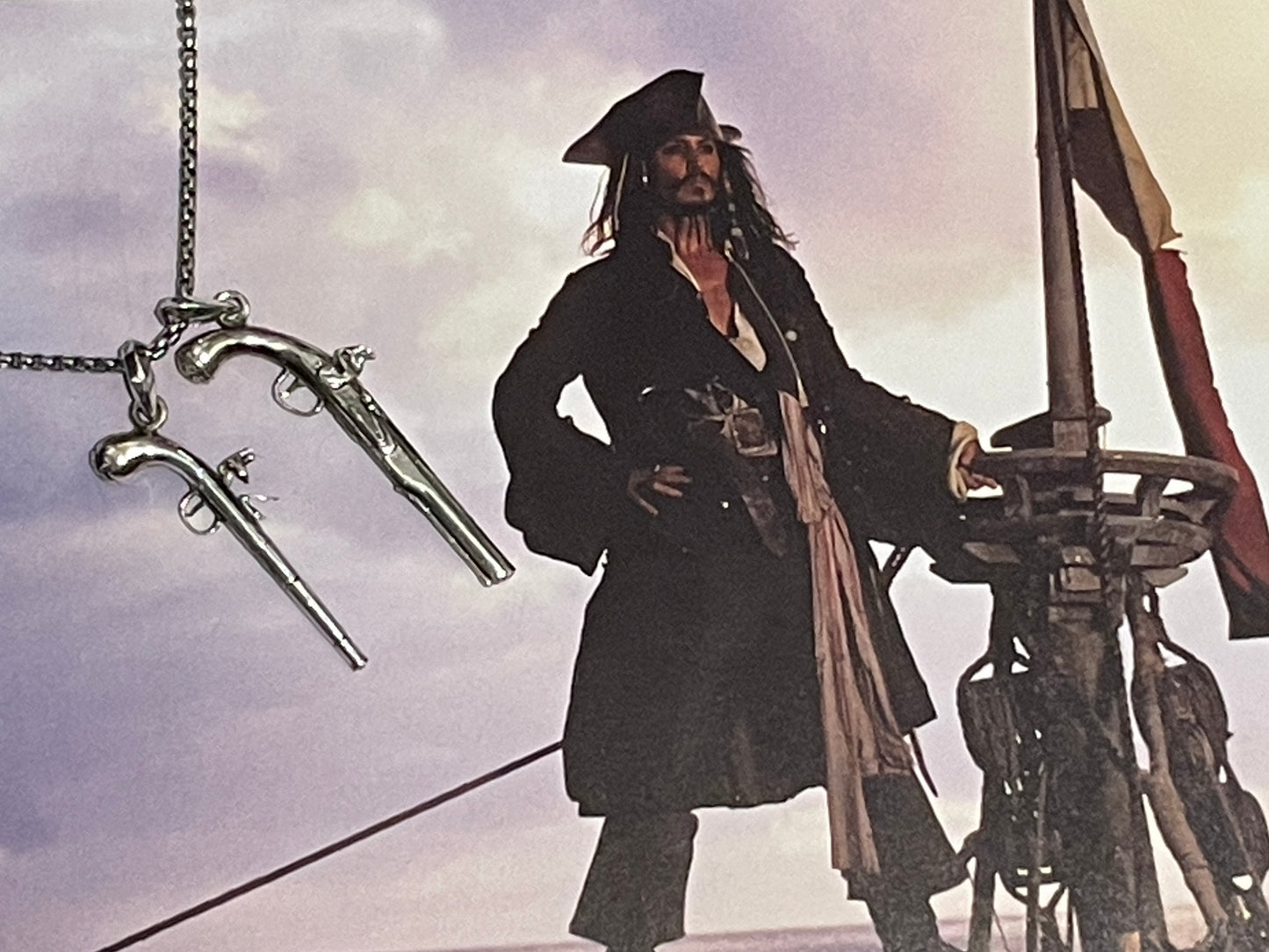 Jack Sparrow Pistols Necklace