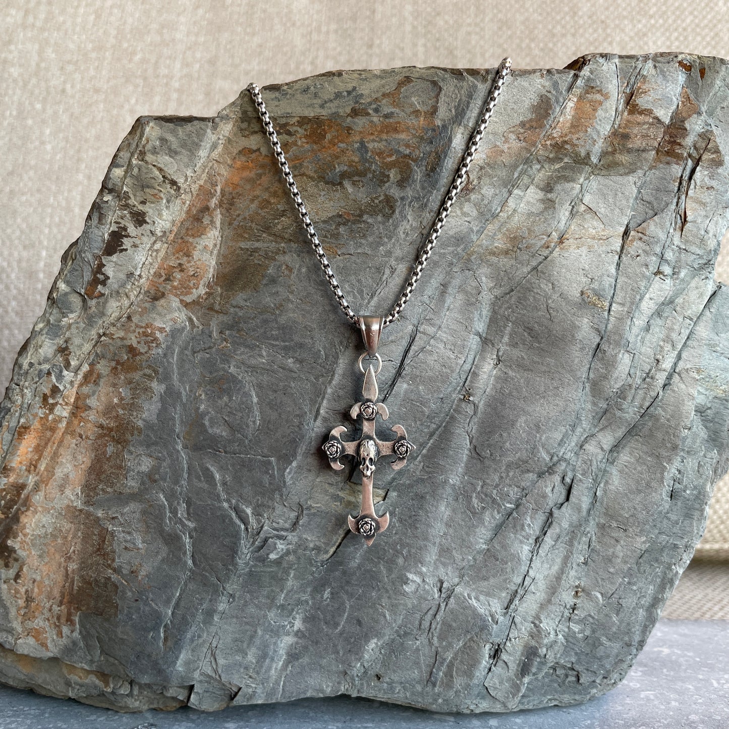 JR Cross Necklace