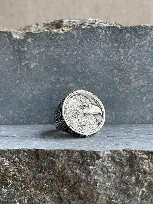 Liberty eagle ring