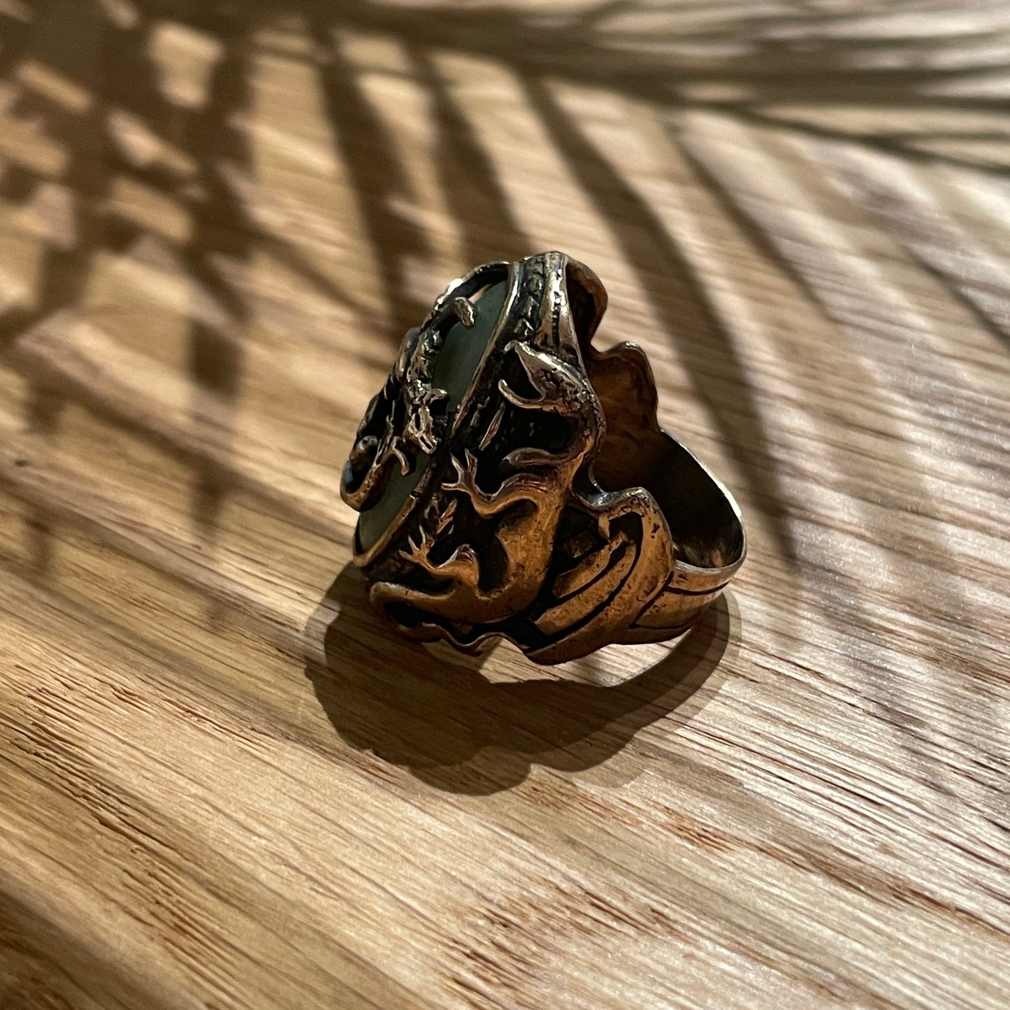 Dragon Ring Brass Captain Jack Sparrow - The Pirates of The Caribbean Series