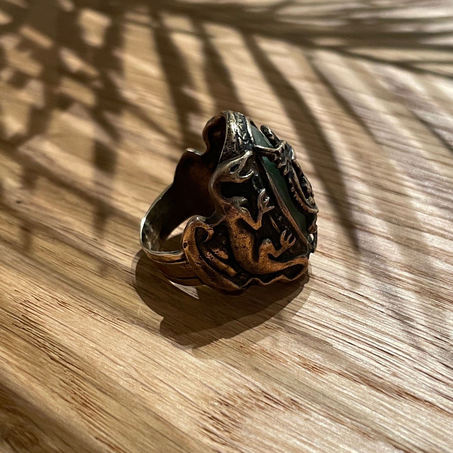 Dragon Ring Brass Captain Jack Sparrow - The Pirates of The Caribbean Series