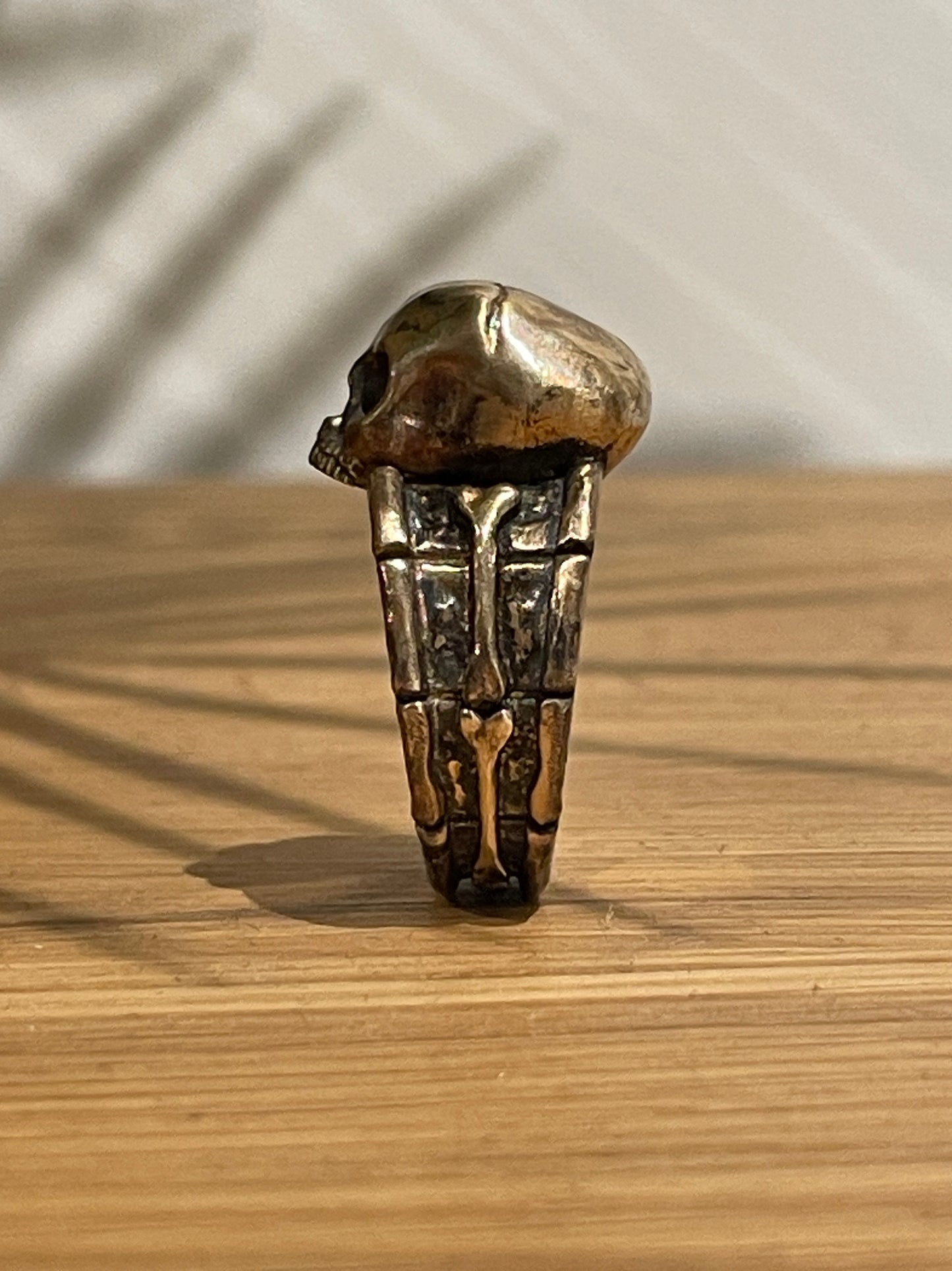 Skull Ring Brass DMTNT Captain Jack Sparrow - The Pirates of The Caribbean Series