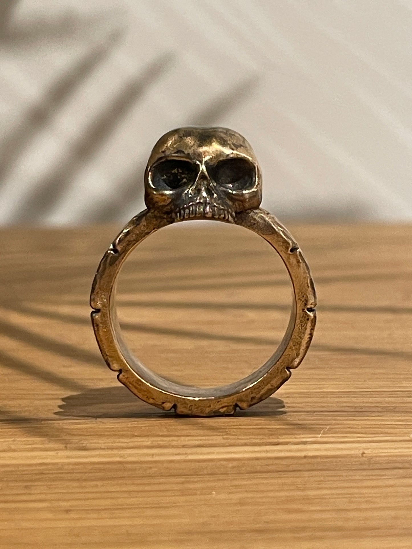 Skull Ring Brass DMTNT Captain Jack Sparrow - The Pirates of The Caribbean Series