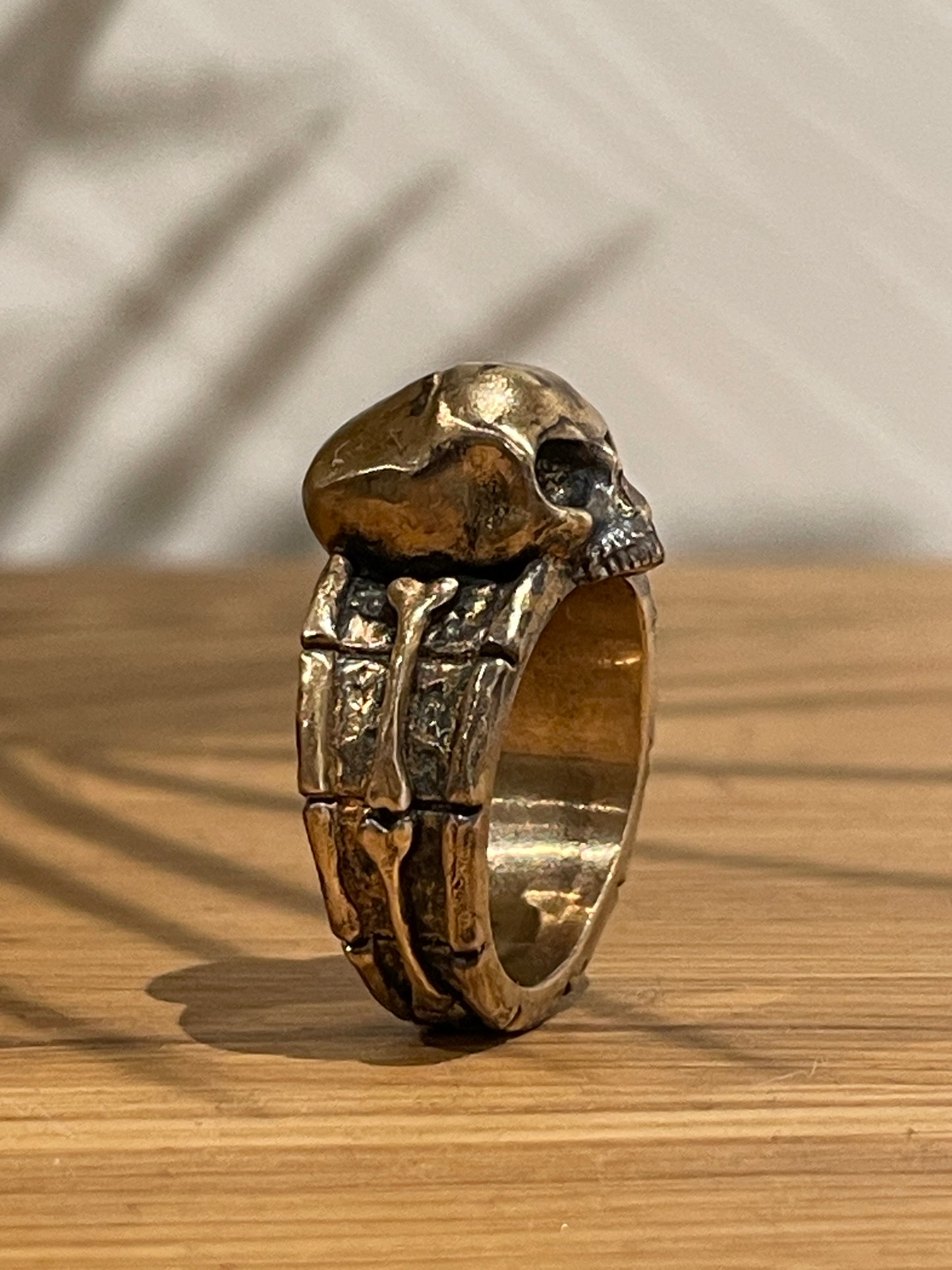 Skull Ring Brass DMTNT Captain Jack Sparrow - The Pirates of The Caribbean Series
