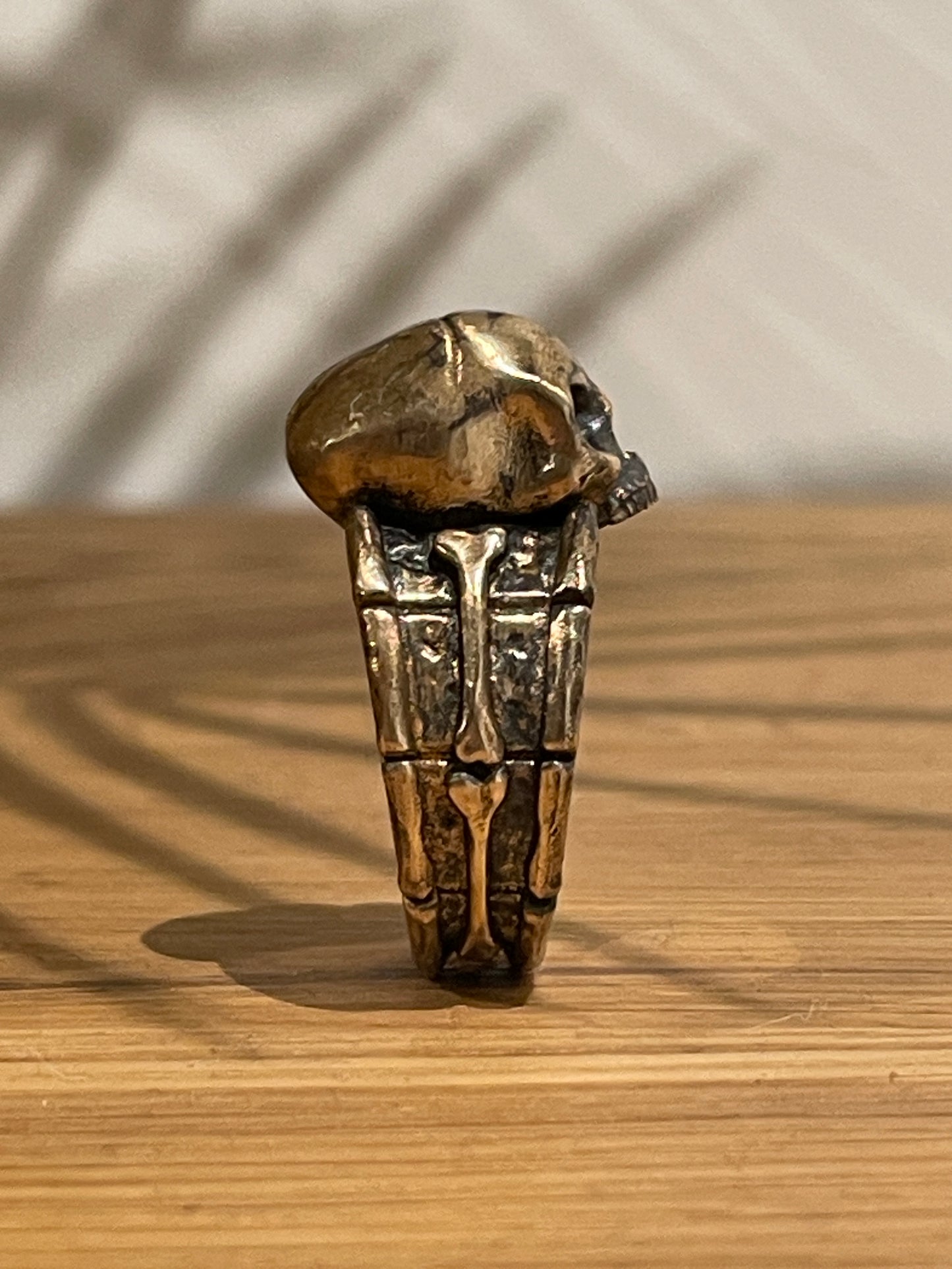 Skull Ring Brass DMTNT Captain Jack Sparrow - The Pirates of The Caribbean Series