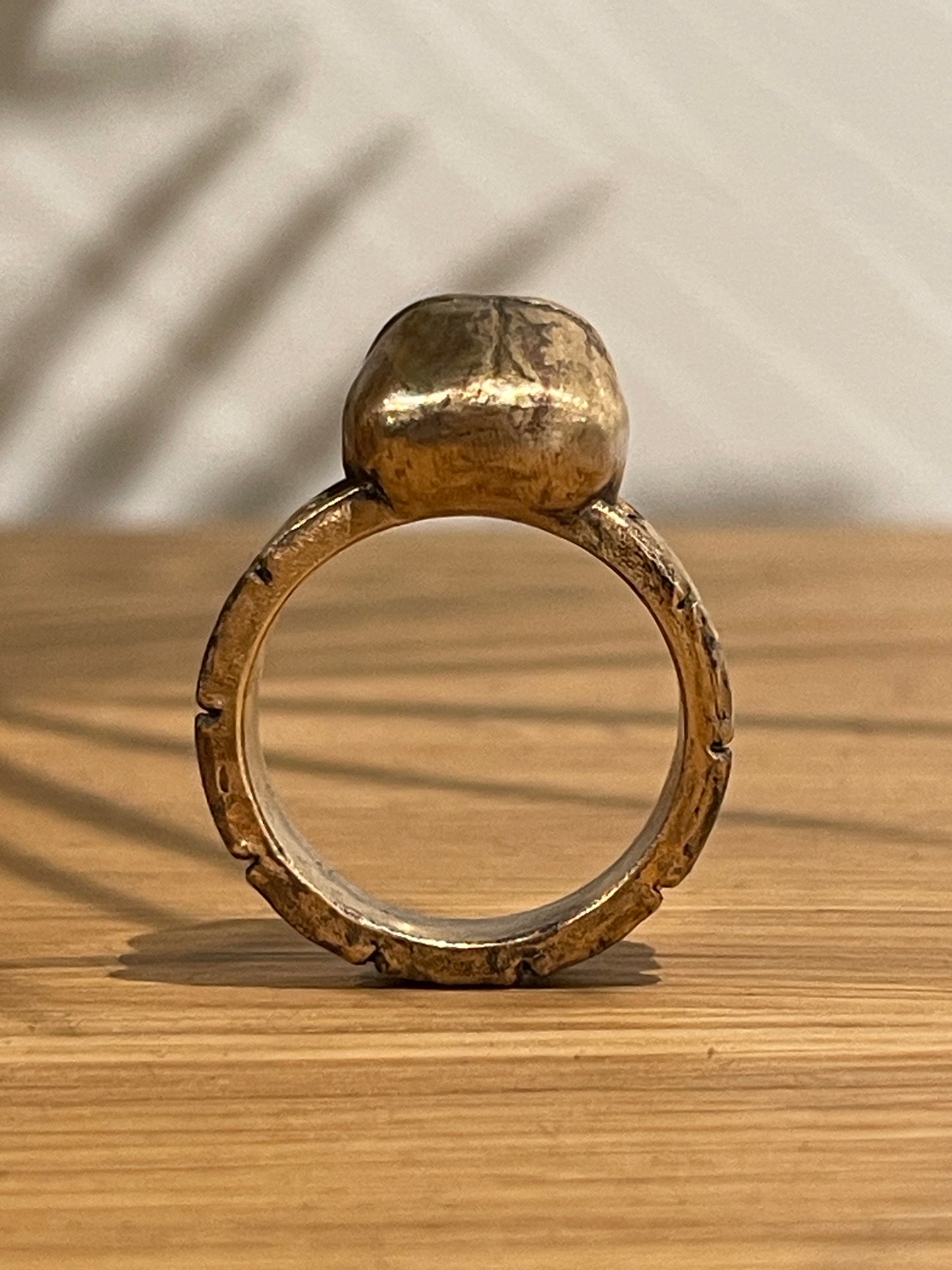 Skull Ring Brass DMTNT Captain Jack Sparrow - The Pirates of The Caribbean Series
