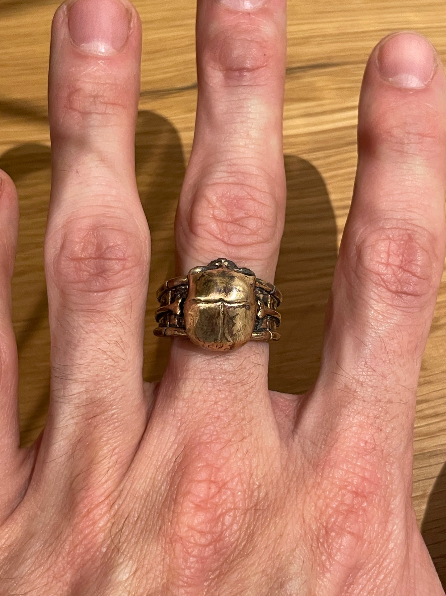 Skull Ring Brass DMTNT Captain Jack Sparrow - The Pirates of The Caribbean Series